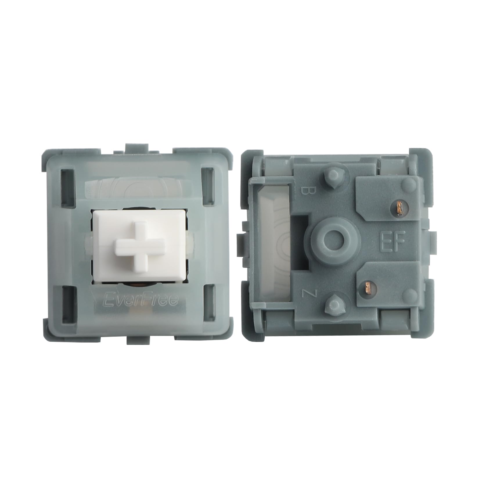 Photo 1 of Gateron Ever Free Grayish Switches 70 PCS Tactile Switches for Mechanical Keyboard Switches 5 Pin Factory Pre-lubed Switches (70 PCS)