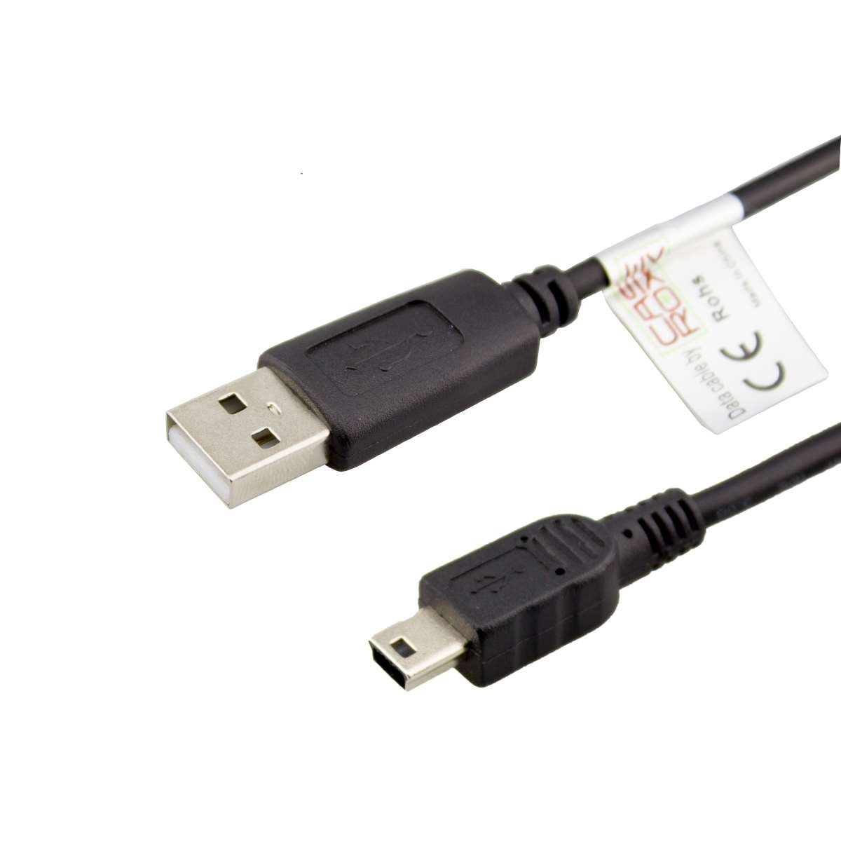caseroxx USB cable, Data cable for Garmin DriveSmart 55 & Digital Traffic, USB cable as charging cable or for data transfer in black