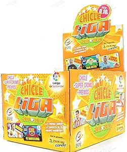 LIGA ESTE Caja con 200 cromos Chicles Panini 2020-2021: Amazon.es: Juguetes y juegos