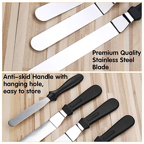 Freehaw Angled Icing Spatulas Decorating Spatulas Set Baking