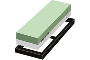 CWINDY Whetstone Sharpening Stone Kit Dual Sided 600/2000 Grit Professional Whetstone Knife Sharpener Stone Wet Stone Set Nonslip Rubber Base