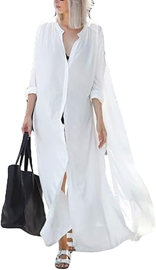 Long chiffon beach cover up Clearance