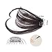 HIKYUU Human Hair Bangs Clip on Real Hair Light Brown with Temples Bangs Extensions Human Hair Natural Clip