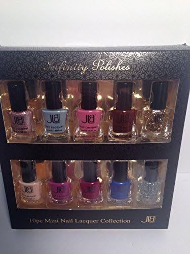 Designer Gift Set "10-COLOR NAIL POLISH" Lacquer Collection (0.135 Fl. Oz.Ea.)