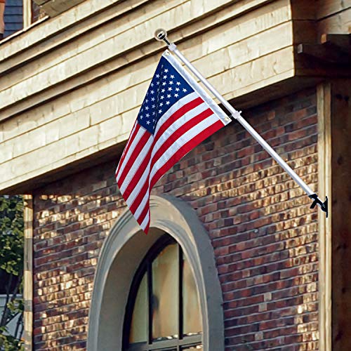 Flag Pole Holders Wall Mounting Bracket 2Position house flag pole