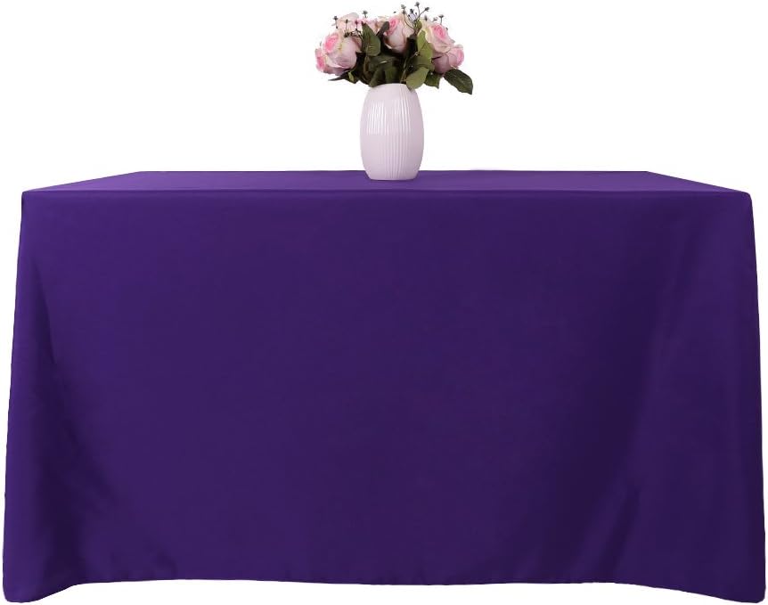 GFCC Polyester Tablecloth for 6 Foot Table, 90