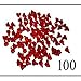 LEGO Rock 1x1 Jewel Treasure Gem 24 Facet Trans-Red - x100 Loose