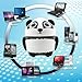 GOgroove Portable Stereo Speaker Music Player with Panda Animal Design & Built-in 3.5mm Cord
