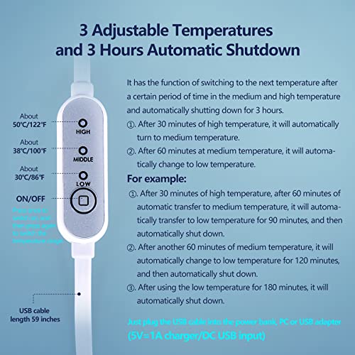 Neck Roll Pillows for Pain Relief Sleeping, Heated Memory Foam Cervical