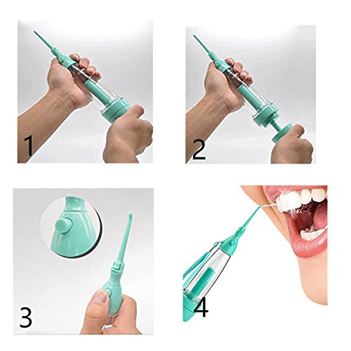 Angelwill Portable Dental Care Water Jet Oral Irrigator Flosser Tooth SPA Air Pressure Teeth Cleaner