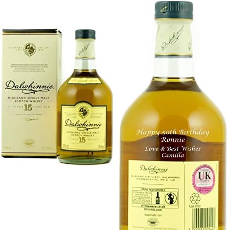 Personalised Dalwhinnie 15 Year Old 70cl