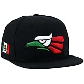 Mexican Mexico Hat Hecho En Mexico Eagle Aguila Embroidered Adjustable Snapback Flat Bill Baseball Cap