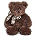 Bearington Baby Bosco Chocolate Brown Plush Stuffed Animal Teddy Bear, 10 inches