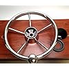 Pactrade-Marine-5-Spoke-Stainless-Steel-Steering-Wheel-with-Turning-Knob-11-L Pactrade-Marine-5-Spoke-Stainless-Steel-Steering-Wheel-with-Turning-Knob-11-L