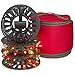 Premium Christmas Light Storage Bag – Heavy Duty Tear Proof 600D/Inside PVC Material with Reinforced Handles - With 3 Reels Stores up to 375 Ft of Mini Christmas Tree Lights Bulbs & Extension Cords