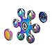 YGJ Rainbow Fidget Spinners Toy Ultra Durable Stainless Steel Bearing High Speed 2-5 Min Spins Metal Material Hand spinner EDC ADHD Focus Anxiety Stress Relief (Rainbow-Octopus)