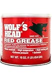 Wolf's Head Red Grease - 12/1lb cans