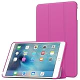 MoKo Case Fit iPad Mini 4 - Slim Lightweight Smart Shell Stand Cover Case with Auto Wake/Sleep Fit Apple iPad Mini 4 (2015 Edition) 7.9 inch iOS Tablet - Magenta