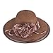 Lawliet Womens Church Wedding Occasion Wide Brim Straw Summer Beach Hat A115
