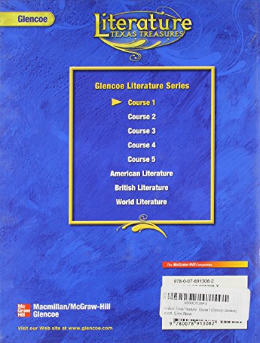 Literature: Texas Treasures, Course 1 (Glencoe Literature) - //medicalbooks.filipinodoctors.org