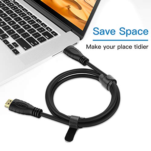 image for PERLESMITH 4K HDMI Cable 6ft 4 Pack-HDMI 2.0 Cable Cord W/24K Gold-Pla