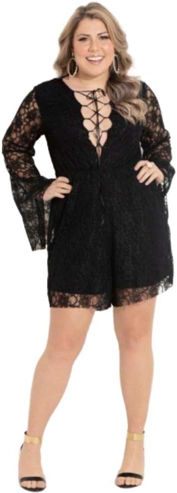 macaquinho feminino plus size