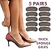 Extra Soft Shoe Pads, Heel Grips for Womens Shoes [12] Self-Adhesive Heel Inserts for Shoes - Prevent Blisters, Cuts, Slipping, Pain, Shoes Too Big Inserts