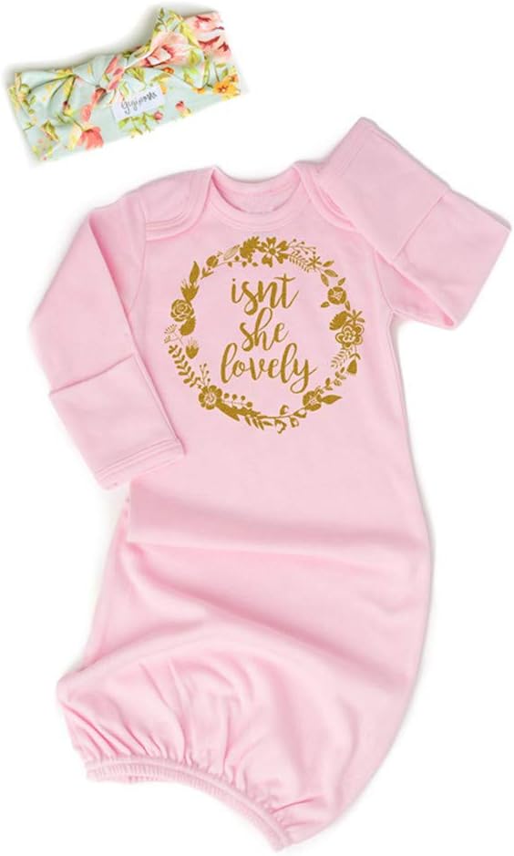 Infant Baby Girl Floral Sleeper Gowns Long Sleeve Tie Nightgown Sleeping Bag Newborn Photography Outfits