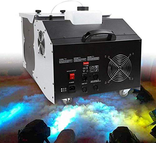 DONNGYZ Dry Ice Machine Low Lying Fog Smoke Maker Cloud Effect DMX512 Professional Commercial Suitable for Stage Concert Wedding Party Show w/Remote Controller 3000W(US Stock)