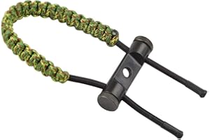 ZSHJGJR Archery Bow Wrist Sling Braided Archery Adjustable Bow Strap Wrist Sling For Compound Bow Hunting Shooting