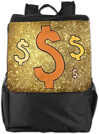 Dollar Signs Convenient Lightweight Travel Hiking Backpack Daypack