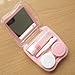 NEW VERY Cute Pink Hello Kitty Contact Lenses Case Set 3Cshop