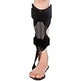 GHORTHOUD Carbon Fiber AFO Brace Lightweight Ankle Foot Orthosis AFO Rehabilitator Foot Drop Brace for Drop Foot, Ankle Instability or Limb Spasticity (Medium-Left)
