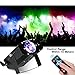 KINGTOP Disco Party Lights DJ Stage Led Strobe Lights with Remote Control Sound Activated Color Rotating for Home Birthday Karaoke DJ Parties Night Lighting (Black)