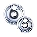 Range Kleen 119204XZ Style B Chrome 4 Pack Drip Bowls 3 Small and 1 Large
