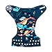 Alva Baby Cloth Diaper One Size Adjustable Reuseable Washable Nappy One Pack With 2 Inserts YD91
