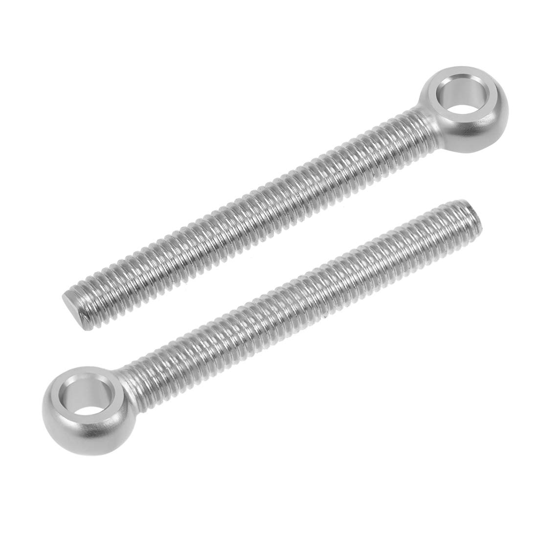 sourcing map M6 x 50mm Machinery Shoulder Swing Lifting Eye Bolt 304 Stainless Steel Metric Thread 4pcs