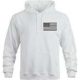H HYFOL Graphic Hoodies for Men NASA Pocket Trendy Pullover Cotton Long Sleeve Sweatshirts
