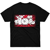 Mens Womens Tshirt Nyanko Great War Battle Cats Shirts for Men Women Neck Graphic Gift