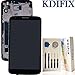KDIFIX for LG G2 D800 D801 D803 VS980 LS980 LCD Touch Screen Assembly + Frame with Full Professional Repair Tools kit (Black+Frame)