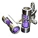 Steampunk cufflinks REAL hourglass watch - FREE GIFT BOX-lila