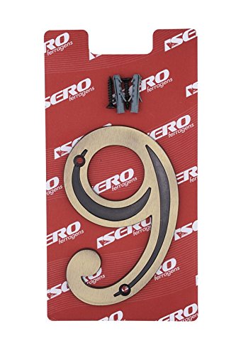 Algarismo Zamak Colonial 12 cm No 9 En