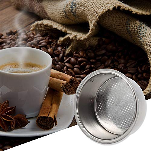 Coffee Filter Basket Silver Stainless Steel Machine 2 Cup 51mm Non Pressurized