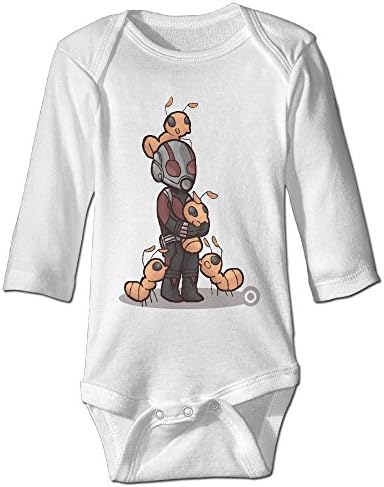 Aowar Unisex Ant World Logo Long-sleeve Baby Outfits Onesies