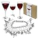 Gnollko 16pcs PVC Wine Glass Charms,Funny Beach Wine Charms Marker Tags Identifiers for Stem Glasses