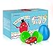 Baztoy Easter Eggs Plastic Bulk Easter Toy Gifts Party Favor Filler with Surprise Mini Toys contain Dinosaurs Vehicles Rabbits Stampers and Nestling, Decoration Resurrection Egg Toy for Kids Toddlers Boys and Girls (12 Pack)