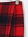Persun Women's Plaid Asymetric Hem Mini Woolen Skirt