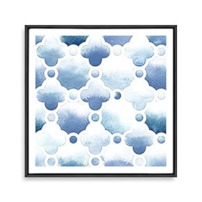 Framed Canvas Wall Art Geometric Figure Canvas Prints Home Artwork Decoration for Living Room,Bedroom - 24x24 inches