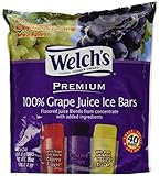 Welch's 100 % Grape Juice Ice Bars, 40 Count