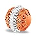 ATESSON Tough Chew Ball for Dogs, Rotatable Tooth Cleaning Toy Non-Toxic Rubber Bite Resistant, 3
